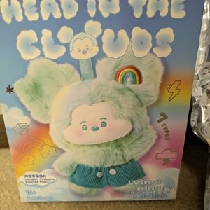 Mickey Head In The Clouds Miniso Plush Keychain Confirmed Sunny Sky